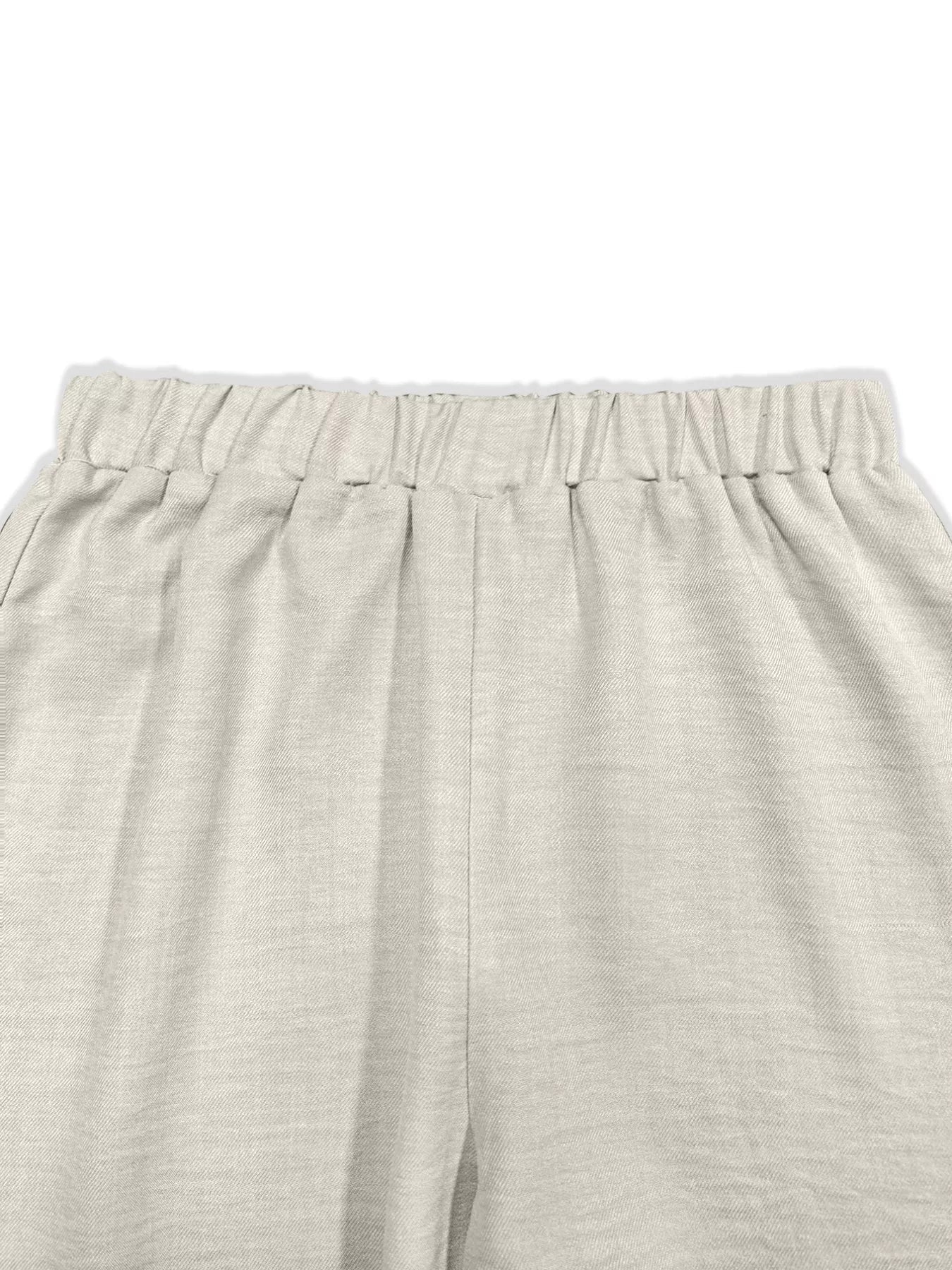 Ruffle Sleeve Shirt and Pants Set - Knack'd Up