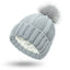 Satin - Lined Knit Pom Beanie – Frizz - Free Hair Protection Winter Hat - Knack'd Up