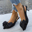 Slingback Pointed Toe Pumps - Knack'd Up
