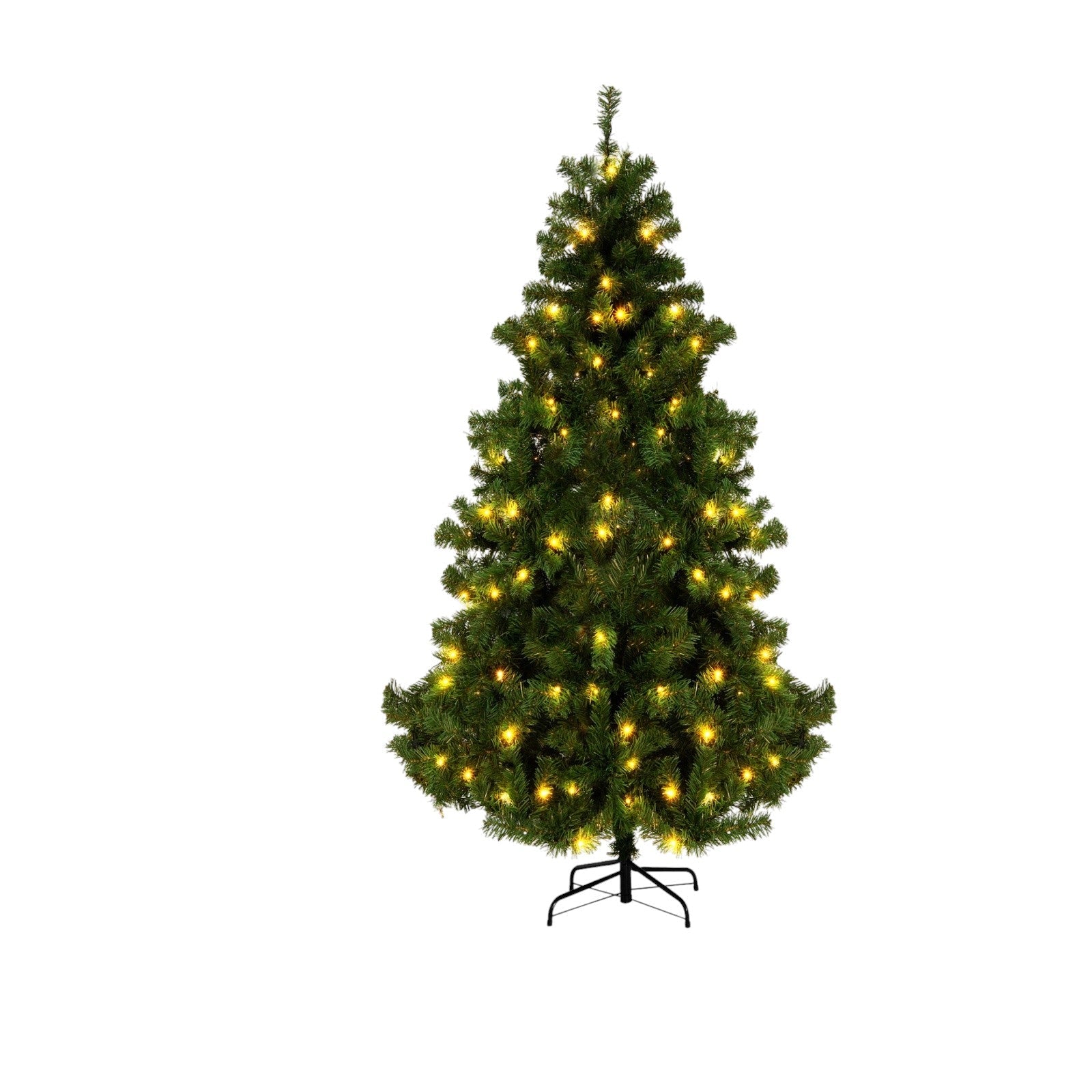Snow - Frosted PVC Christmas Tree – Realistic Artificial Xmas Tree for Home, Office & Store Displays - Knack'd Up