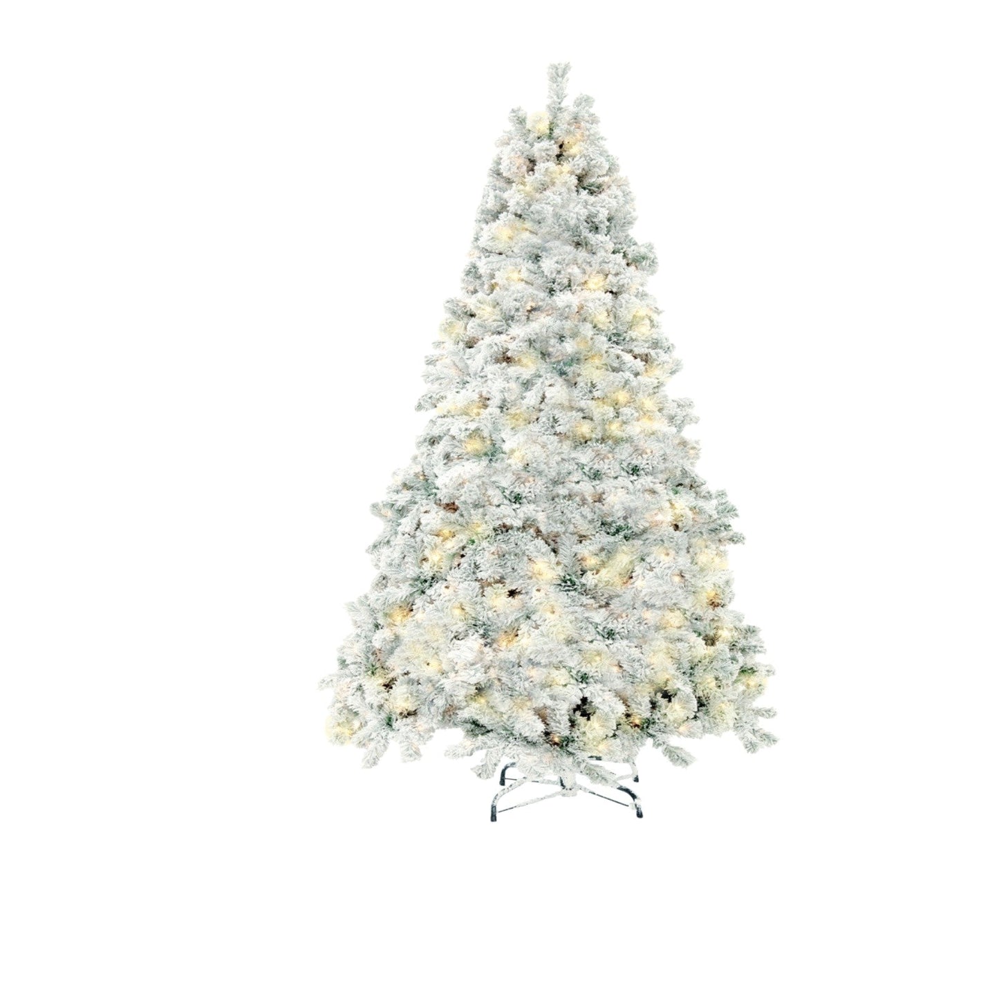 Snow - Frosted PVC Christmas Tree – Realistic Artificial Xmas Tree for Home, Office & Store Displays - Knack'd Up
