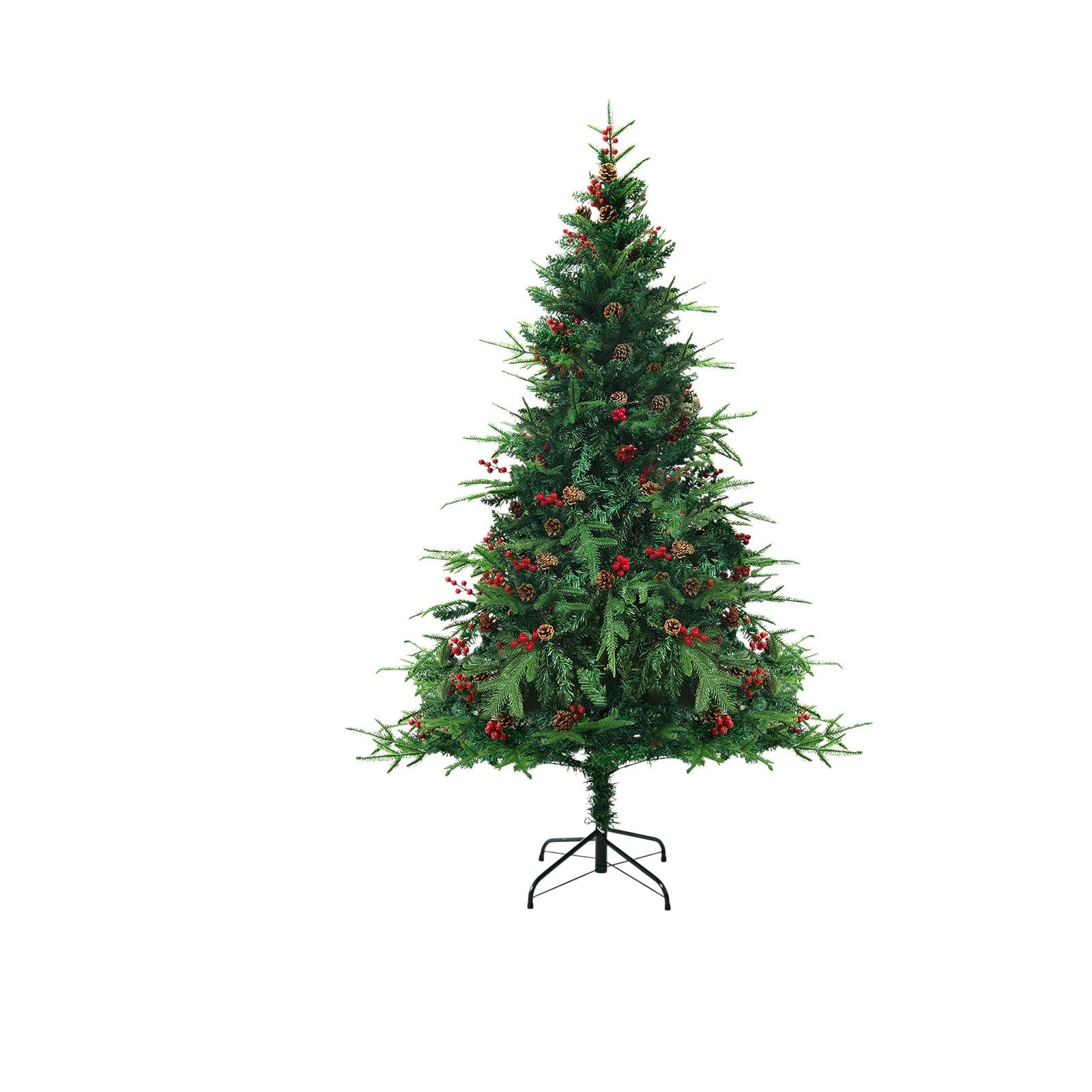 Snow - Frosted PVC Christmas Tree – Realistic Artificial Xmas Tree for Home, Office & Store Displays - Knack'd Up