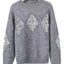 Sparkling Diamond Pattern Sweater - Knack'd Up