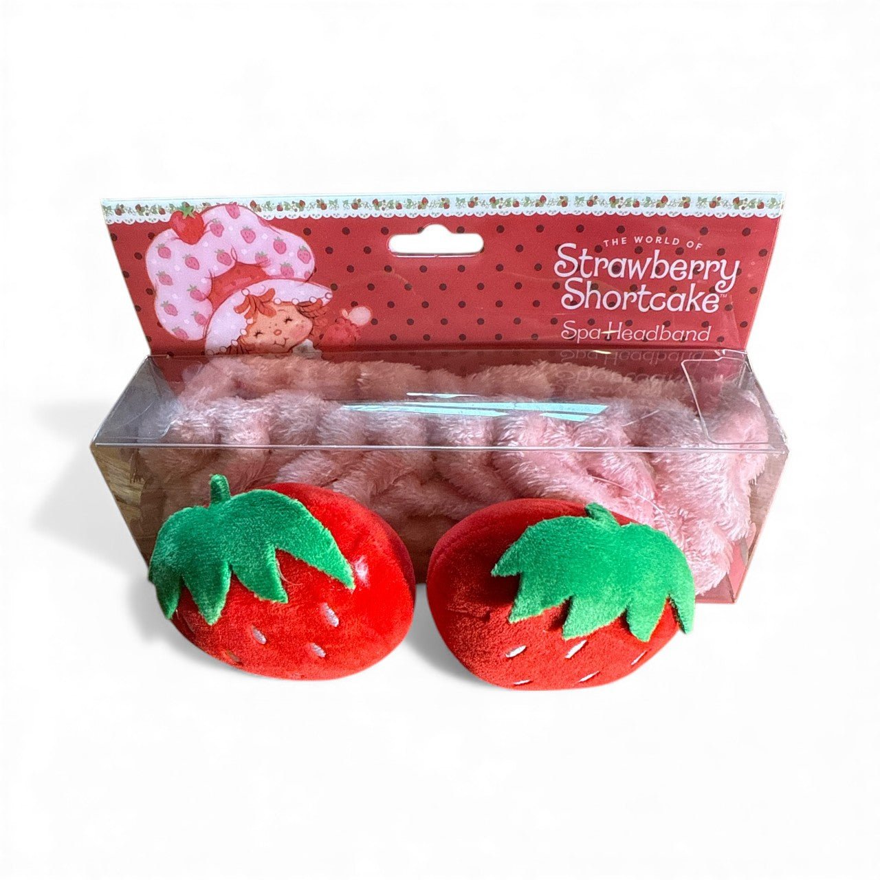 Strawberry Shortcake Spa Headband – Sweet Plush Hair Wrap for Skincare, Makeup & Spa Days - Knack'd Up