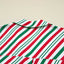 Stripe Contrast Velvet Ribbon Knot Christmas 2pcs Pajama Set - Knack'd Up
