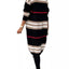 Striped Longline Open Front Cardigan - Knack'd Up