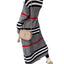 Striped Longline Open Front Cardigan - Knack'd Up