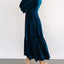 Velvet Tiered Long Sleeve Midi Dress - Knack'd Up