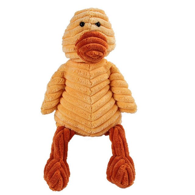 Vocal Animal Plush Toy for Dogs – Squeaky Chew Toy for Play, Training & Teeth Cleaning - Knack'd Up