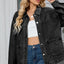 Washed Oversized Button Down Denim Jacket - Knack'd Up