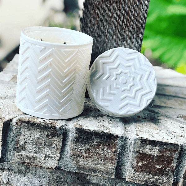 White Satin Candle Inspired White Suede - Knack'd Up
