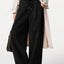 Wide Leg Corduroy Drawstring Pants - Knack'd Up