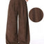 Wide Leg Corduroy Drawstring Pants - Knack'd Up