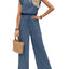 Women’s European & American Two - Piece Set – Sleeveless Vest & High - Waisted Trousers - Knack'd Up