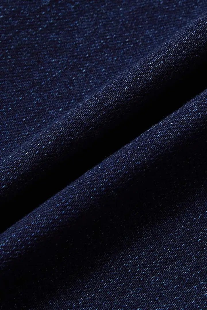 Women’s High Waisted Ripped Flare Jeans – Wide Leg Stretch Denim Pants with Distressed Details & Button Fly, Trendy Casual Streetwear - Knack'd Up