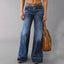 Women’s High - Waisted Wide Leg Jeans – Loose Fit Straight Denim Pants (No Belt) - Knack'd Up