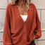 Women’s Oversized Knit Cardigan – Cozy Button - Down Sweater with Deep V - Neck | Effortless Fall & Winter Layer - Knack'd Up