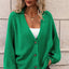 Women’s Oversized Knit Cardigan – Cozy Button - Down Sweater with Deep V - Neck | Effortless Fall & Winter Layer - Knack'd Up